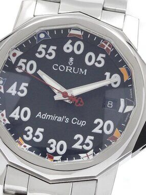 CORUM Admirals cup 01.0010 Date Black Dial Automatic Men's Watch